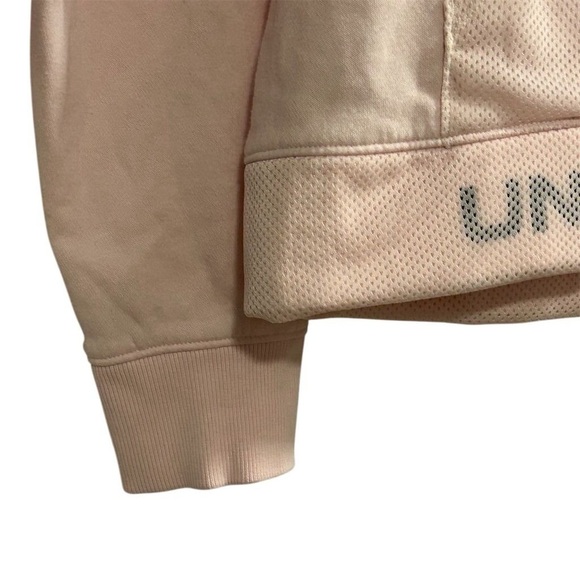 Under Armour Women's Loose Fit Pink Hoodie Size M Casual Long Sleeve - Picture 4 of 9